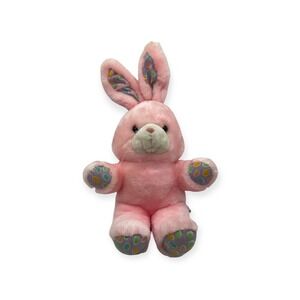 VTG 80s‎ Kids of America Pink Plush Easter Bunny Rabbit Stuffed Animal Toy 21"